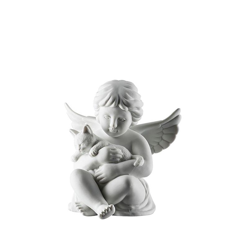 Porcelāna figūra ANGEL WITH CAT